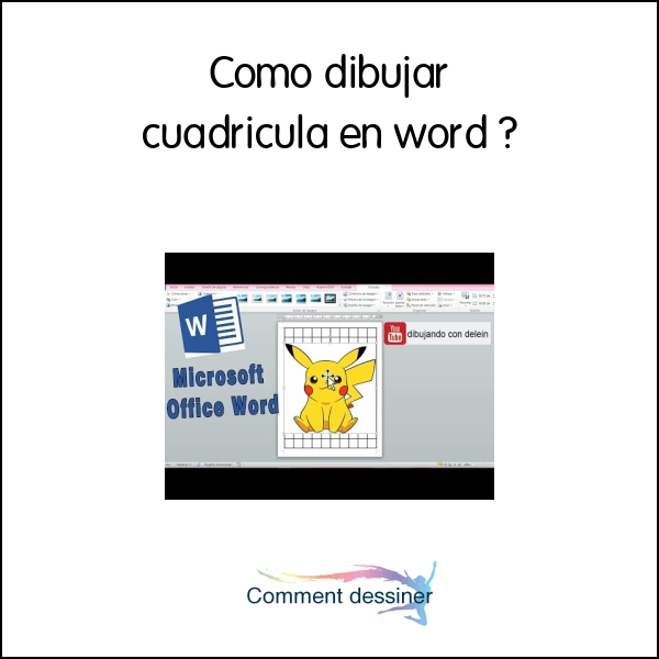 Como dibujar cuadricula en word